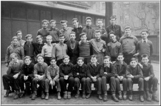 Klassenfoto Klasse 8a 4.Grundschule Leipzig 1958 